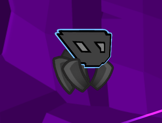 Screenshot showing the spider legs being affected by Fine Outline and Icon Gradients.